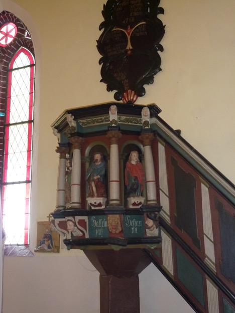 Pulpit in Church at Gross Schlonwitz